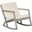 Vernon Grey and Beige Rocking Chair