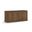 Vero Solid Wood and Oak Veneer 2-Piece Sideboard In Brown