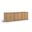 Vero Solid Wood and Oak Veneer 3-Piece Sideboard In Natural