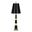 Versailles Buffet Lamp In Brass and Black
