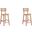 Versailles Counter Stool In Nature Cane Set of 2