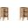 Versailles End Table In Nature Cane Set of 2