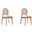 Versailles Round Dining Chair In Nature Cane Set of 2