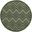 Versatile 4' x 4' Round Rug In Green