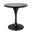 Verve 27 Inch Round Dining Table with MDF Top In Black