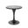 Verve 27 Inch Round Dining Table with Sintered Stone Top In Black