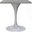 Verve 27 Inch Square Dining Table In Prestine White