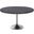 Verve 48 Inch Round Dining Table In Grey and Chrome