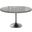 Verve 48 Inch Round Dining Table with Sintered Stone In White/Grey