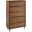 Vespera 5 Drawer Chest In Walnut