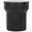 Vesta Indoor-Outdoor Modern Concrete Round 15.3 Inch Dia Accent Table in Black