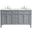 Park Avenue 60" Grey Double Vanity Set