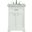 Americana 24" White Single Vanity Set