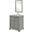 Americana 30" Light Grey Single Vanity Set