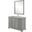 Americana 48" Light Grey Single Vanity Set