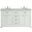 Americana 60" White Double Vanity Set