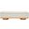Vianna Boucle Bench In Natural and Cream