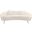 Vicenza Upholstered Curved Sofa In Ivory and Gold