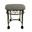 Victorian Vanity Stool In Silver and Cream