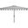 Vienna 6.5 X 10 Ft Rect Crank Umbrella In Grey/White