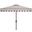 Vienna 7.5 Ft Square Crank Umbrella In Grey/White
