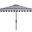 Vienna 7.5 Ft Square Crank Umbrella In White Navy