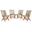 Vienna Outdoor Patio Teak and Rope Folding Chairs Set of 4 In Natural