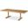 Viktor 55 Inch Light Brown Solid Wood Coffee Table