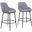 Vila Barstool Set of 2 In Gray