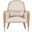 Villa Cherie Accent Chair In Pearl/Caramel