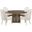 Villa Cherie Hazelnut Round Dining Room Set