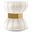 Vino Velvet Ottoman/Stool In Cream