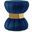 Vino Velvet Ottoman/Stool In Navy
