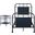 Vintage Series Navy Youth Bedroom Set 179-BR11HFR-N-179-BR61-N