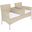 Viora Loveseat in Beige