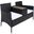 Viora Loveseat in Black and White