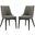 Viscount Granite Dining Side Chair Fabric Set of 2
