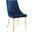 Viscount Navy Modern Accent Performance Velvet Dining Chair