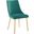 Viscount Teal Modern Accent Performance Velvet Dining Chair