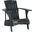 Vista Dark Slate Grey Wine Glass Holder Adirondack Chair