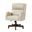 Viv Leather Executive Task Chair In Browness