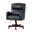 Viv Leather Executive Task Chair In Navy