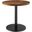 Viva Acacia Wood Round Side Table In Light Oak