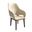 Vivara Modern Dining Chair In Off White