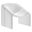 Vivi Chenille Upholstered Accent Chair In Frost