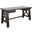 Vivian Writing Desk with Power Plug In Raisin