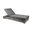 Vivid Outdoor Patio Chaise Lounge Chair In Gray
