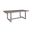 Vivid Outdoor Patio Dining Table In Gray Eucalyptus