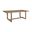 Vivid Outdoor Patio Dining Table In Light Eucalyptus