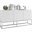 Vizzione High Gloss White Lacquer Buffet